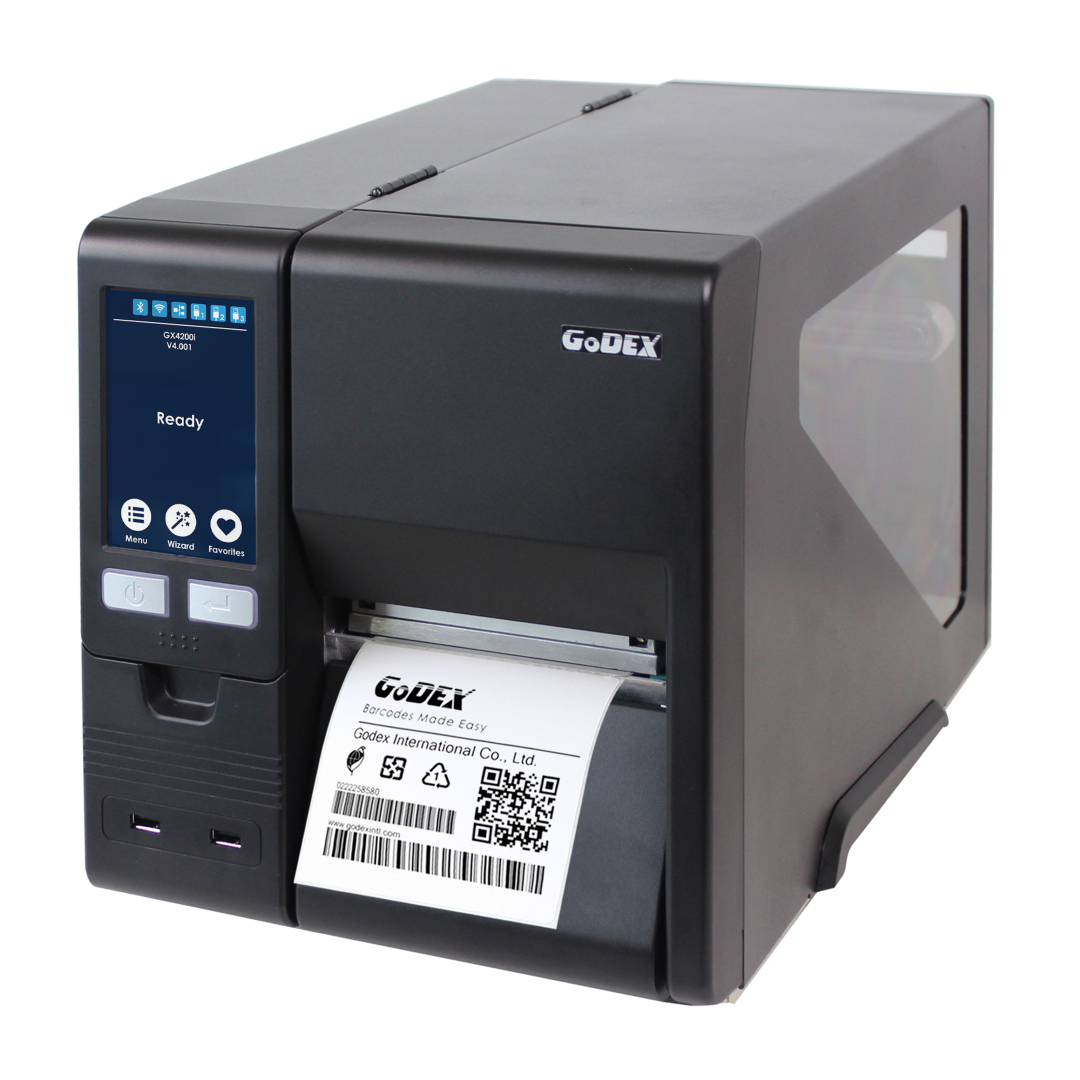 Impresoras Industriales GoDEX GX4200i - GX4300i - GX4600i - Alta Velocidad, Alta Resolución y Pantalla de 5 pulgadas