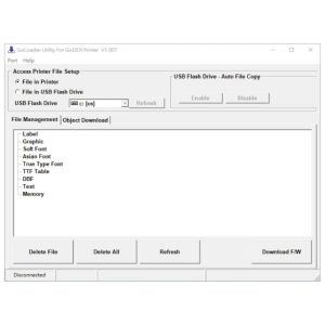 GoTools – Herramientas de Configuración, Diagnóstico y Actualización para Impresoras GoDEX - Configuración