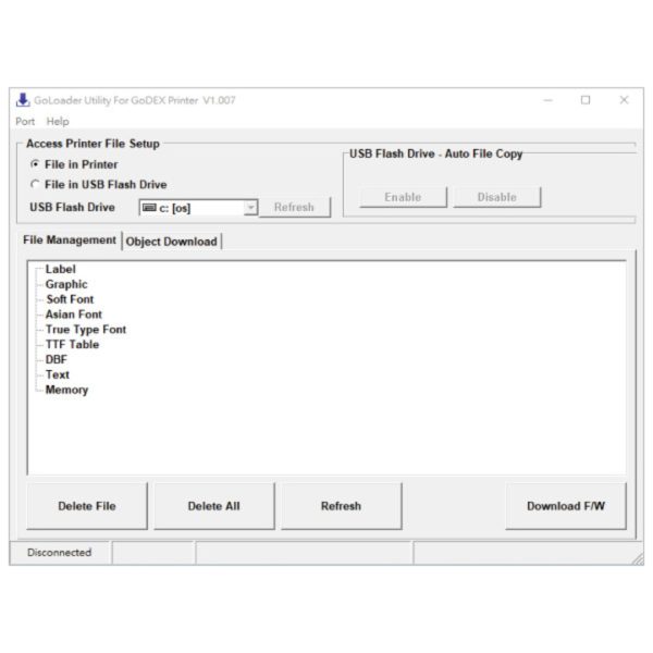 GoTools – Herramientas de Configuración, Diagnóstico y Actualización para Impresoras GoDEX - Configuración